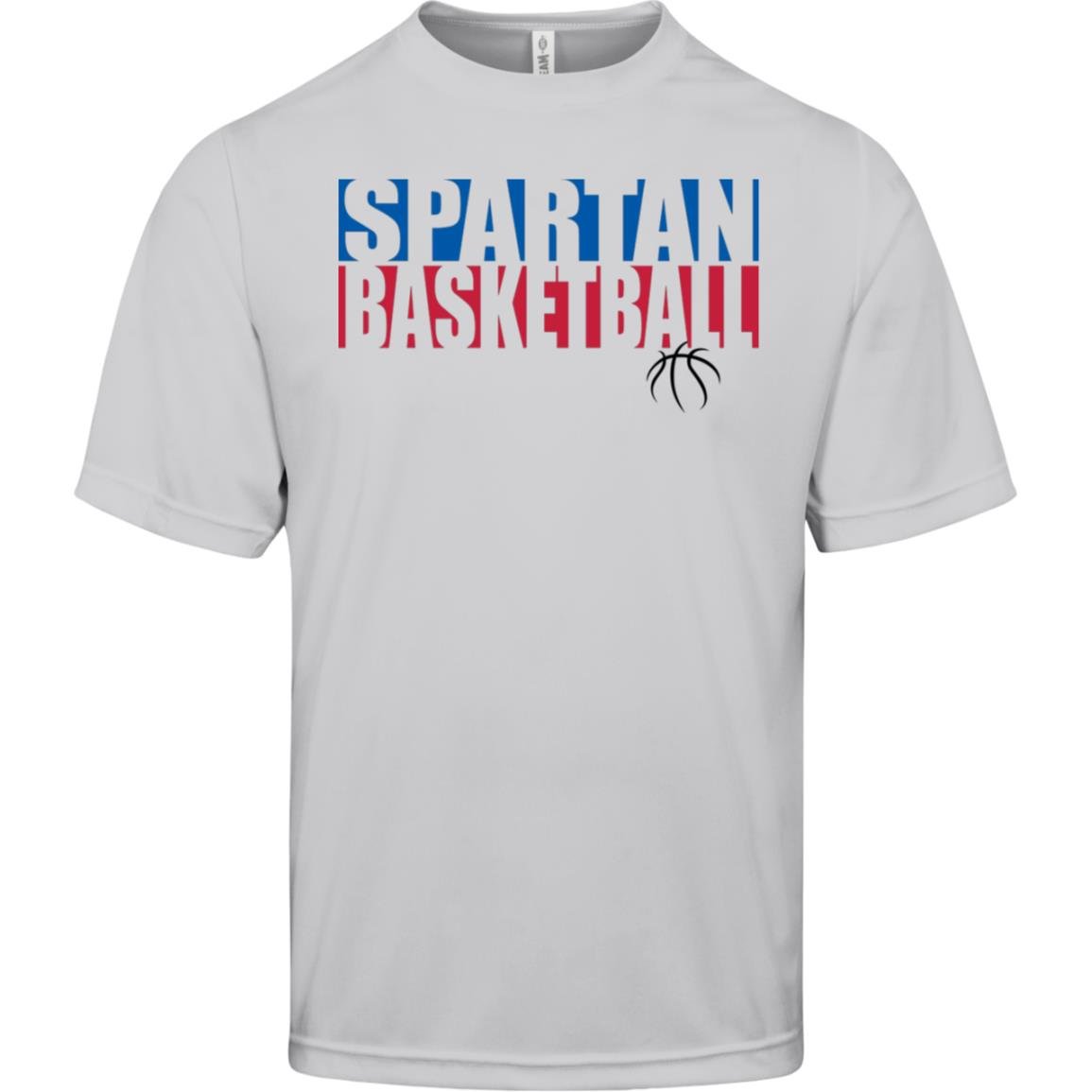 Spartan Hoopers Basketball Adult Performance Tee - The Club