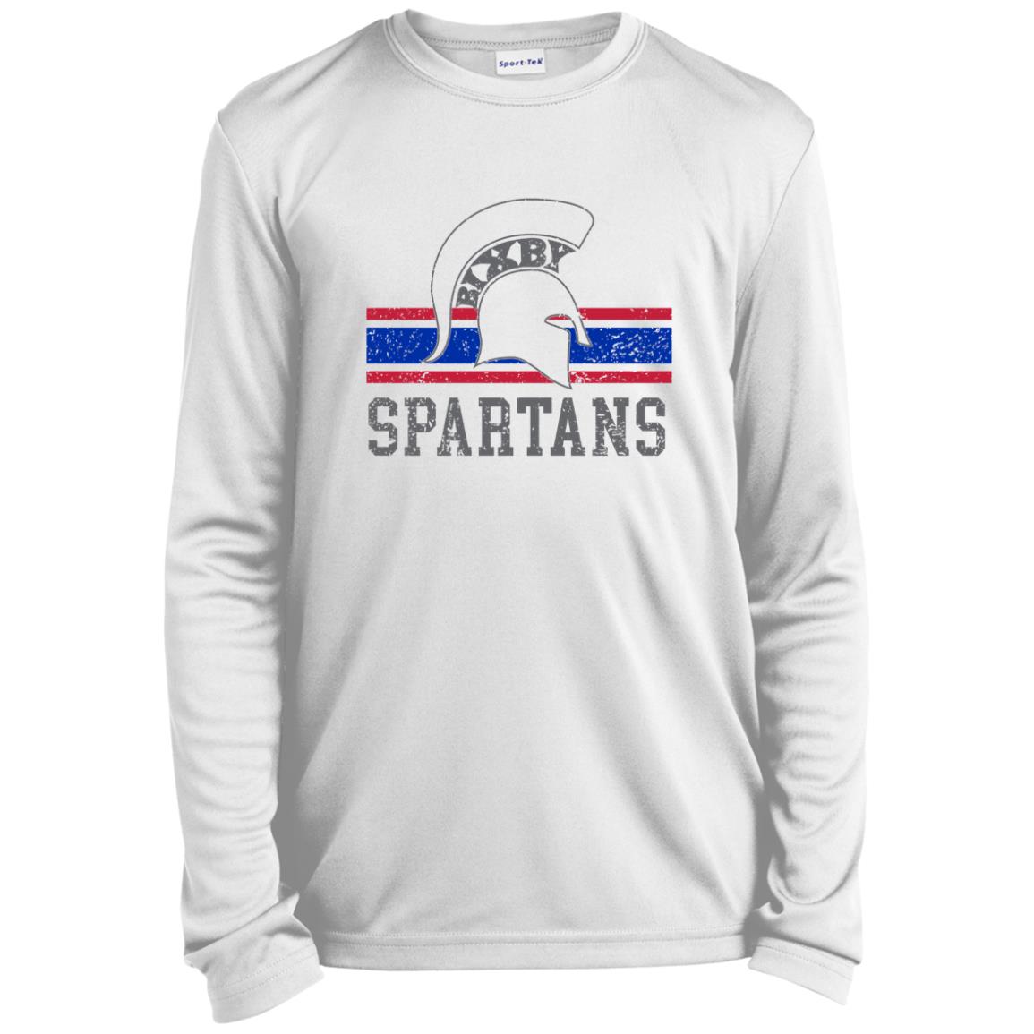 BIXBY SPARTANS YOUTH LONG SLEEVE PERFORMANCE TEE - The Club