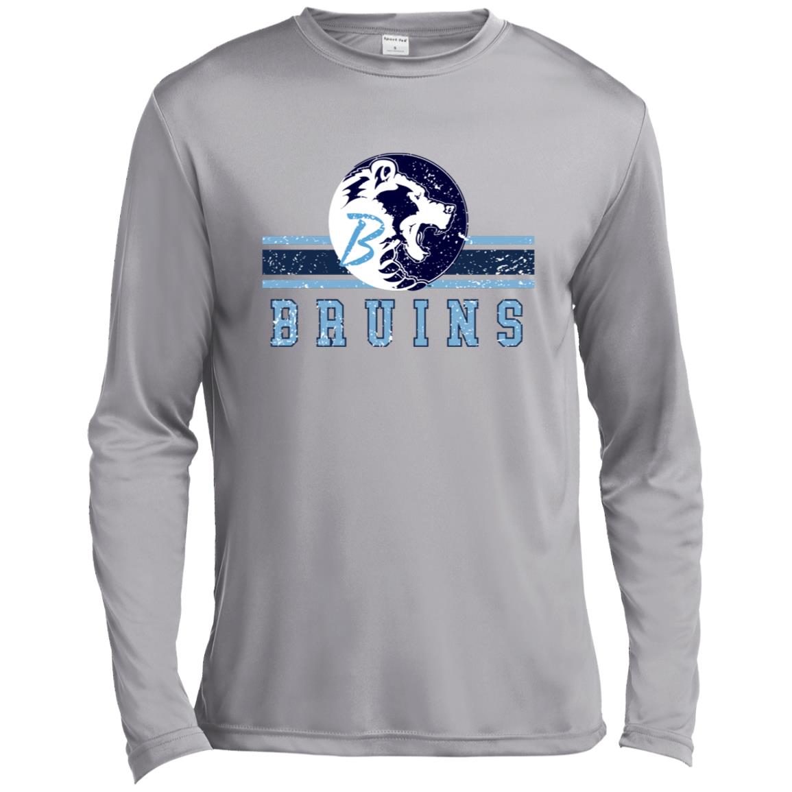 BARTLESVILLE BRUINS ADULT LONG SLEEVE PERFORMANCE TEE - The Club