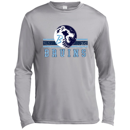 BARTLESVILLE BRUINS ADULT LONG SLEEVE PERFORMANCE TEE - The Club