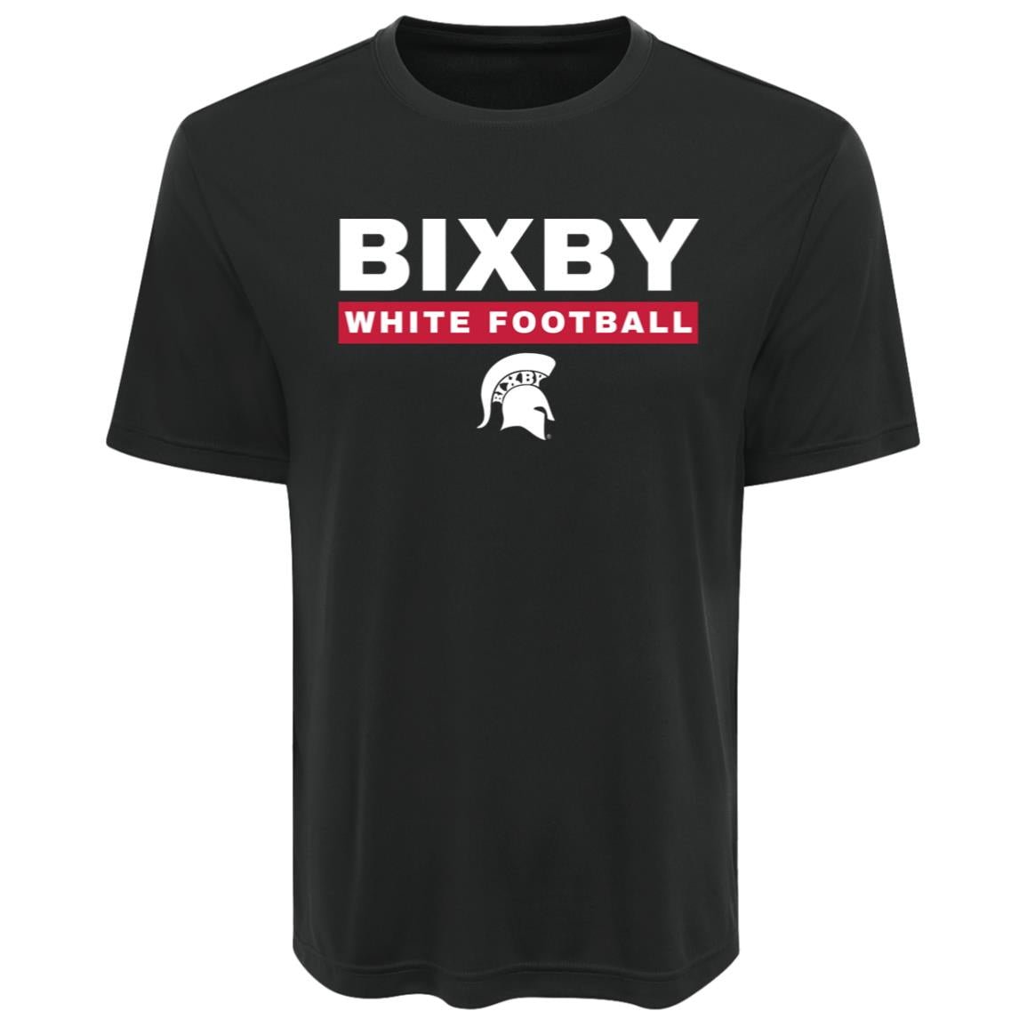 BIXBY WHITE FOOTBALL ADULT PERFORMANCE TEE - The Club