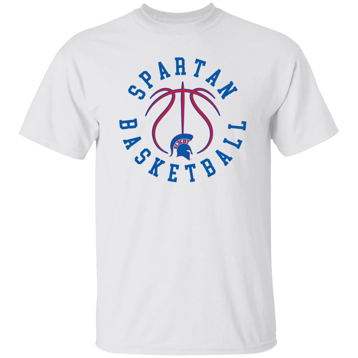 Spartan Basketball Ballin Out Adult 100% Cotton T-Shirt