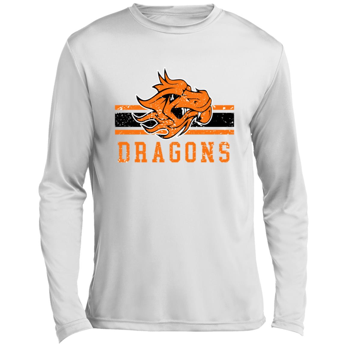 DEWAR DRAGONS ADULT LONG SLEEVE PERFORMANCE TEE - The Club
