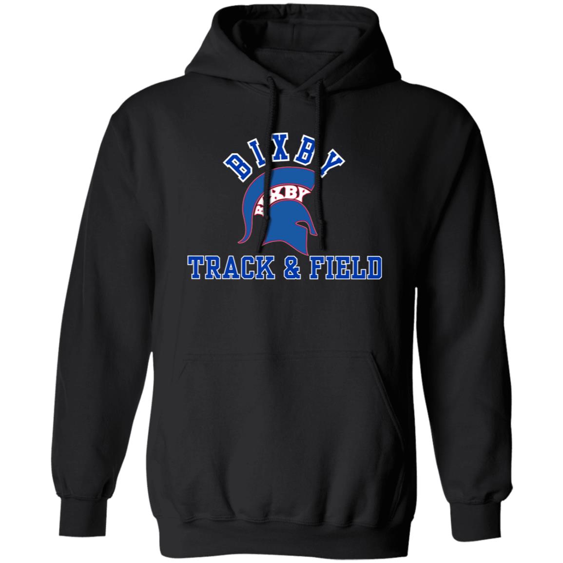 RED AND BLUE TRUE T&F PULLOVER HOODIE