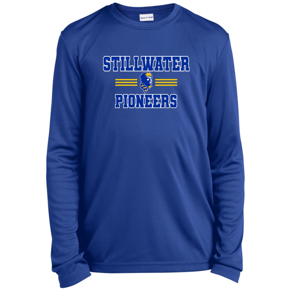 STILLWATER PIONEERS YOUTH LONG SLEEVE PERFORMANCE TEE - The Club