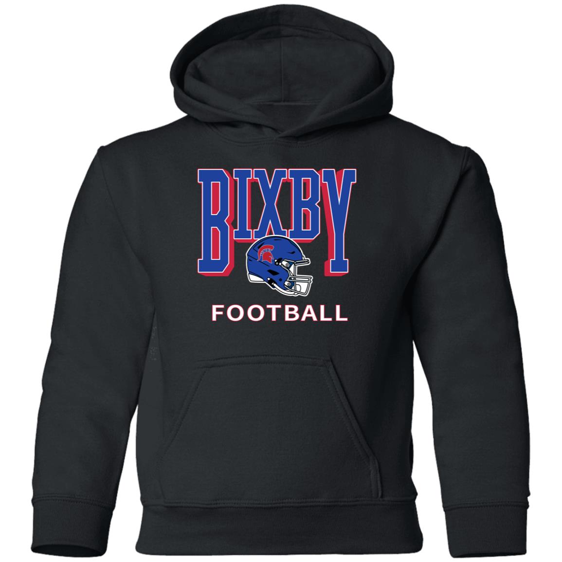 BIXBY SPARTANS YOUTH HOODED PULLOVER - The Club