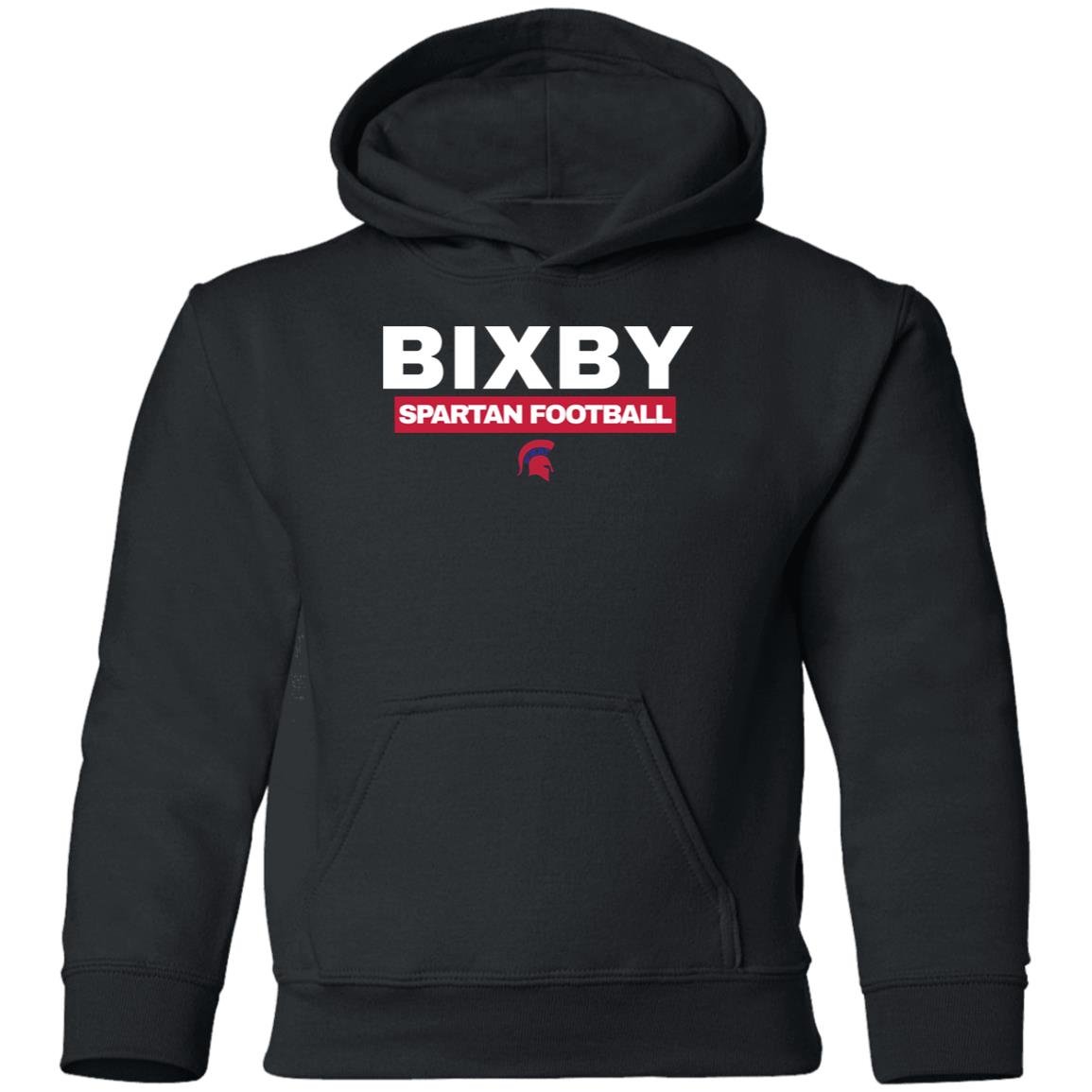 BIXBY SPARTANS YOUTH HOODED PULLOVER - The Club