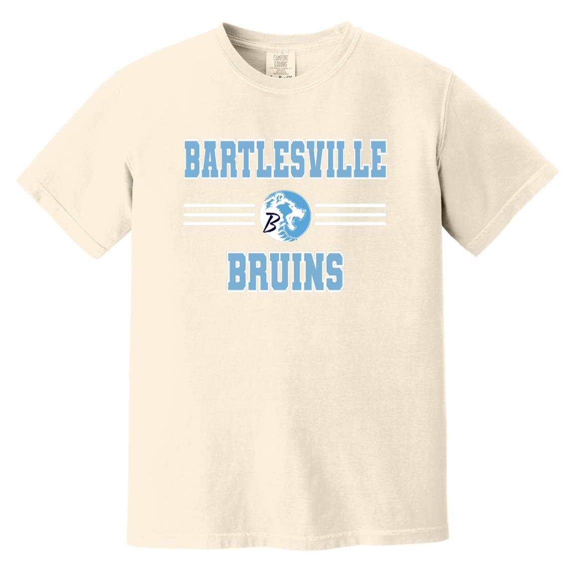 BARTLESVILLE BRUINS ADULT GARMENT WASHED TEE - The Club