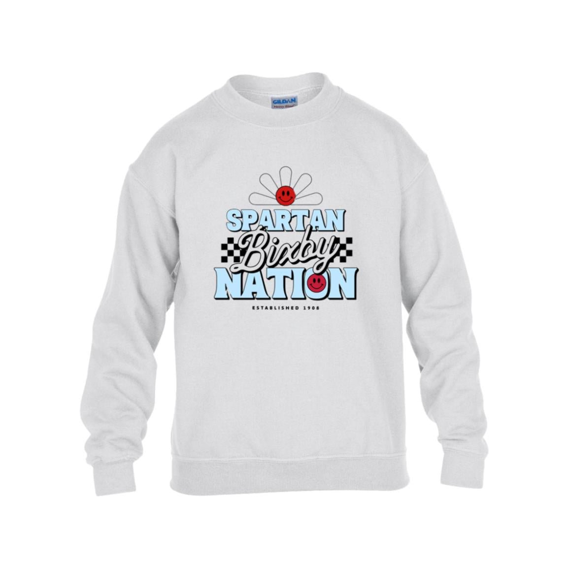 BIXBY SPARTANS YOUTH COTTON SWEATSHIRT - The Club