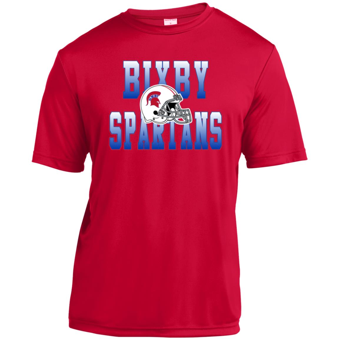 BIXBY SPARTANS FOOTBALL YOUTH PERFORMANCE TEE - The Club