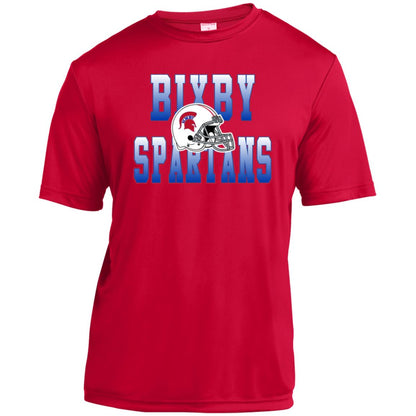 BIXBY SPARTANS FOOTBALL YOUTH PERFORMANCE TEE - The Club