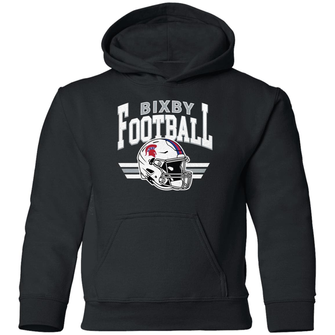 BIXBY SPARTANS YOUTH HOODED PULLOVER - The Club