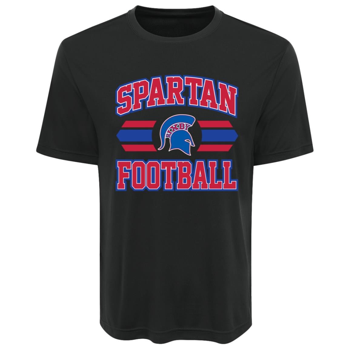 BIXBY SPARTANS FOOTBALL ADULT PERFORMANCE TEE - The Club