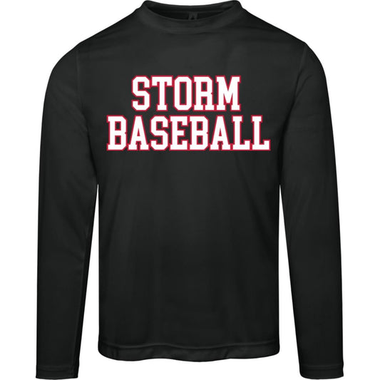 008 - STORM BASEBALL ADULT LONG SLEEVE PERFORMANCE TEE - The Club