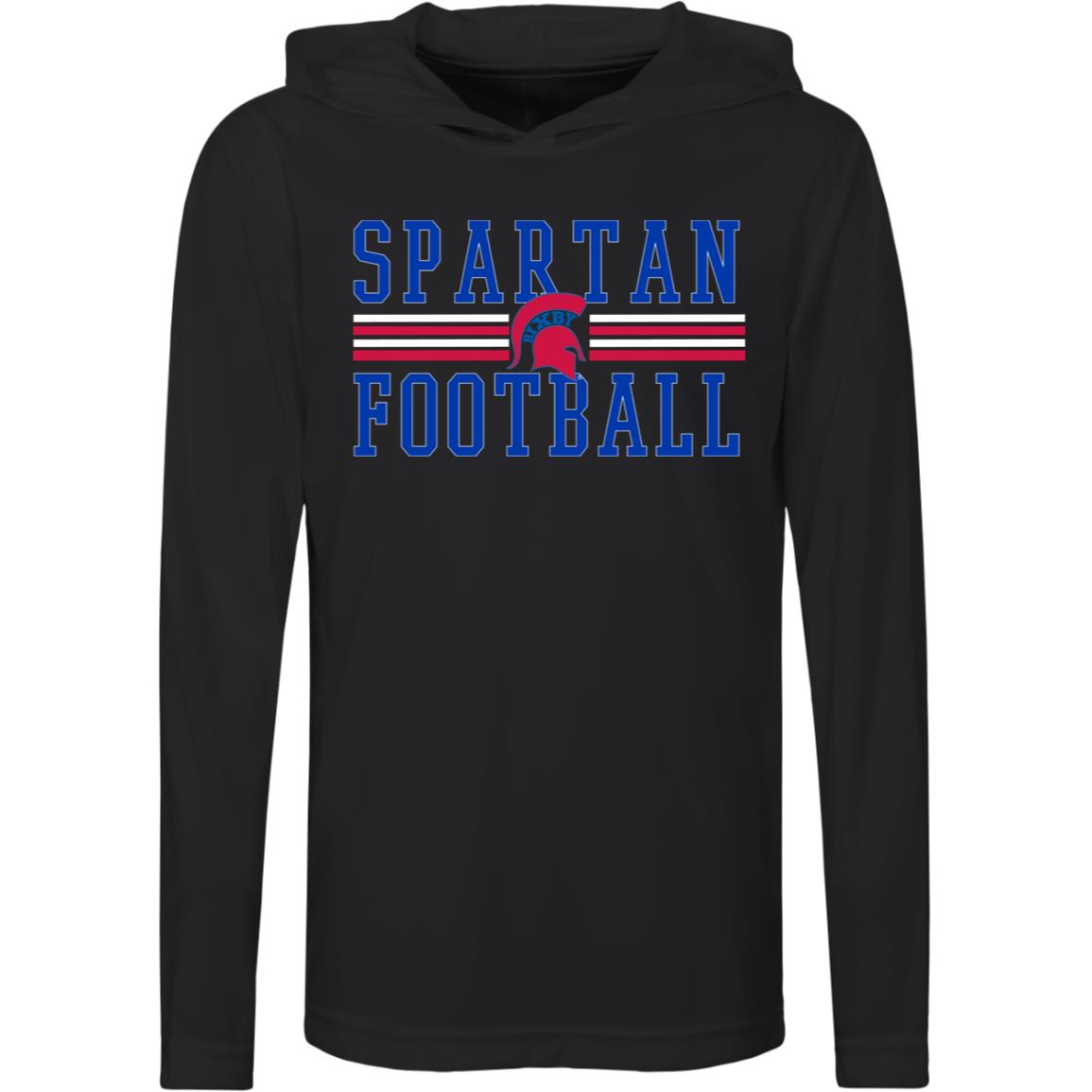 BIXBY SPARTAN GLORY YOUTH PERFORMANCE HOODED TEE