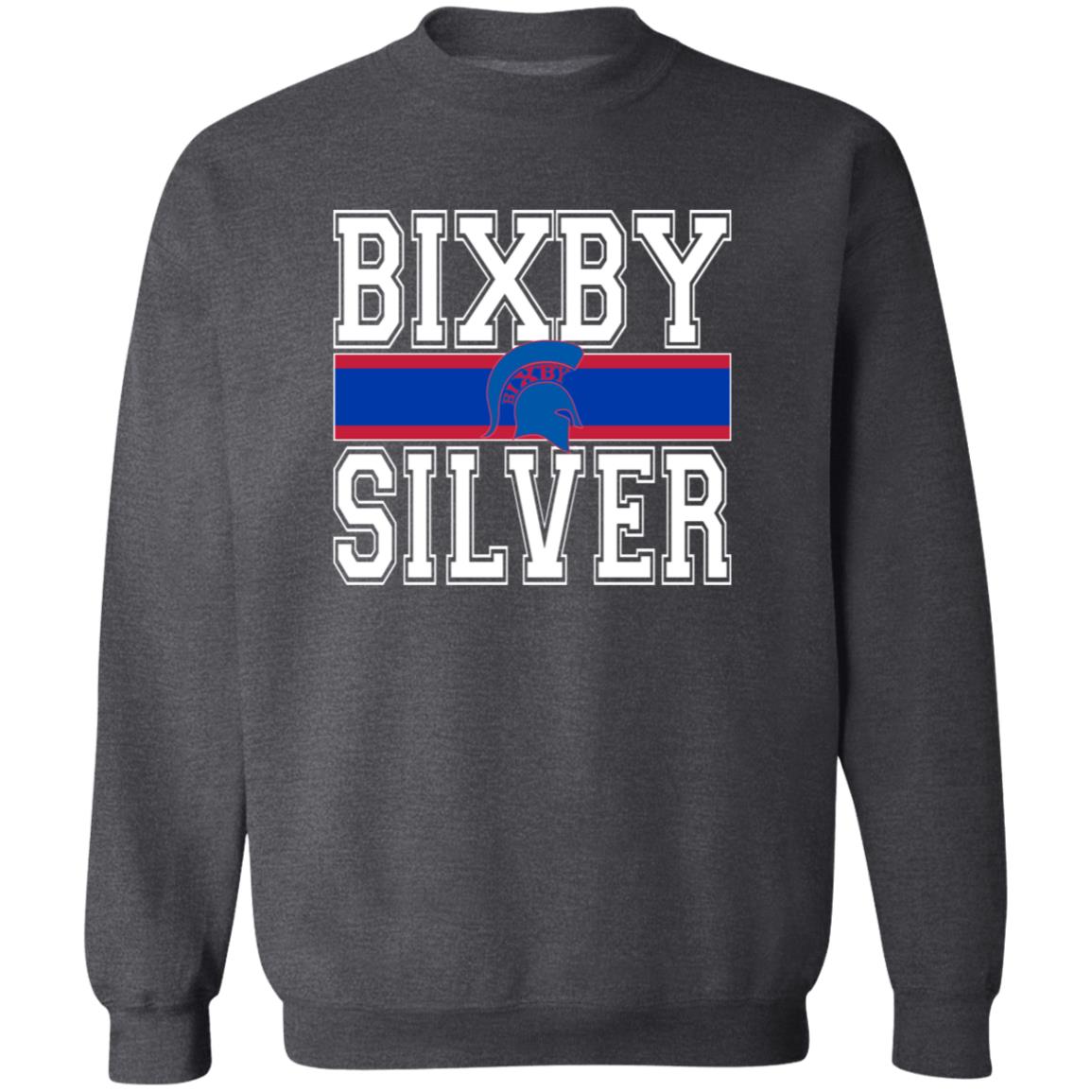 CLASSIC WAY BIXBY SILVER ADULT CREWNECK PULLOVER SWEATSHIRT