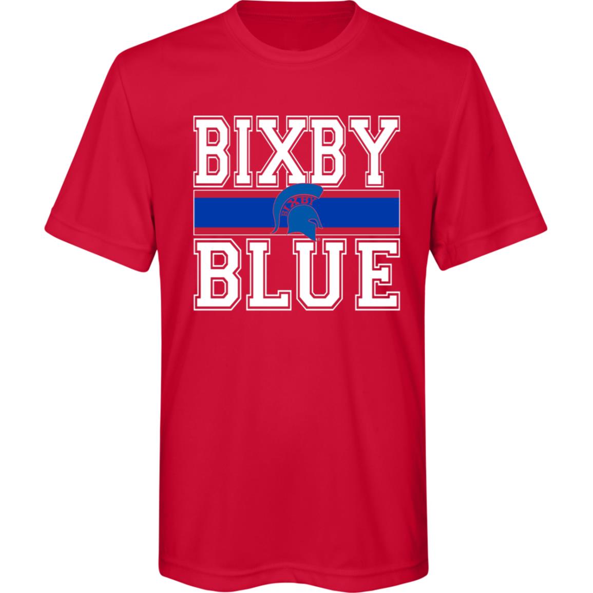 CLASSIC WAY BIXBY BLUE YOUTH PERFORMANCE TEE