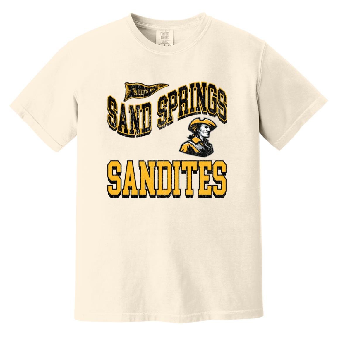 SAND SPRINGS SANDITES GARMENT WASHED TEE - The Club