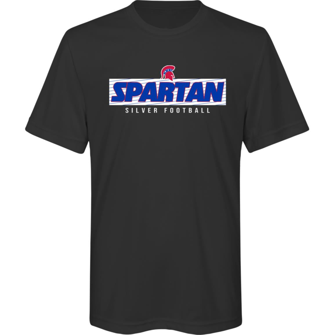 SPARTAN VICTORY BIXBY SILVER YOUTH PERFORMANCE TEE