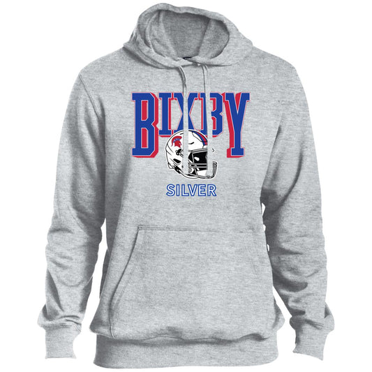 BIXBY SILVER FOOTBALL ADULT HOODED PULLOVER - The Club