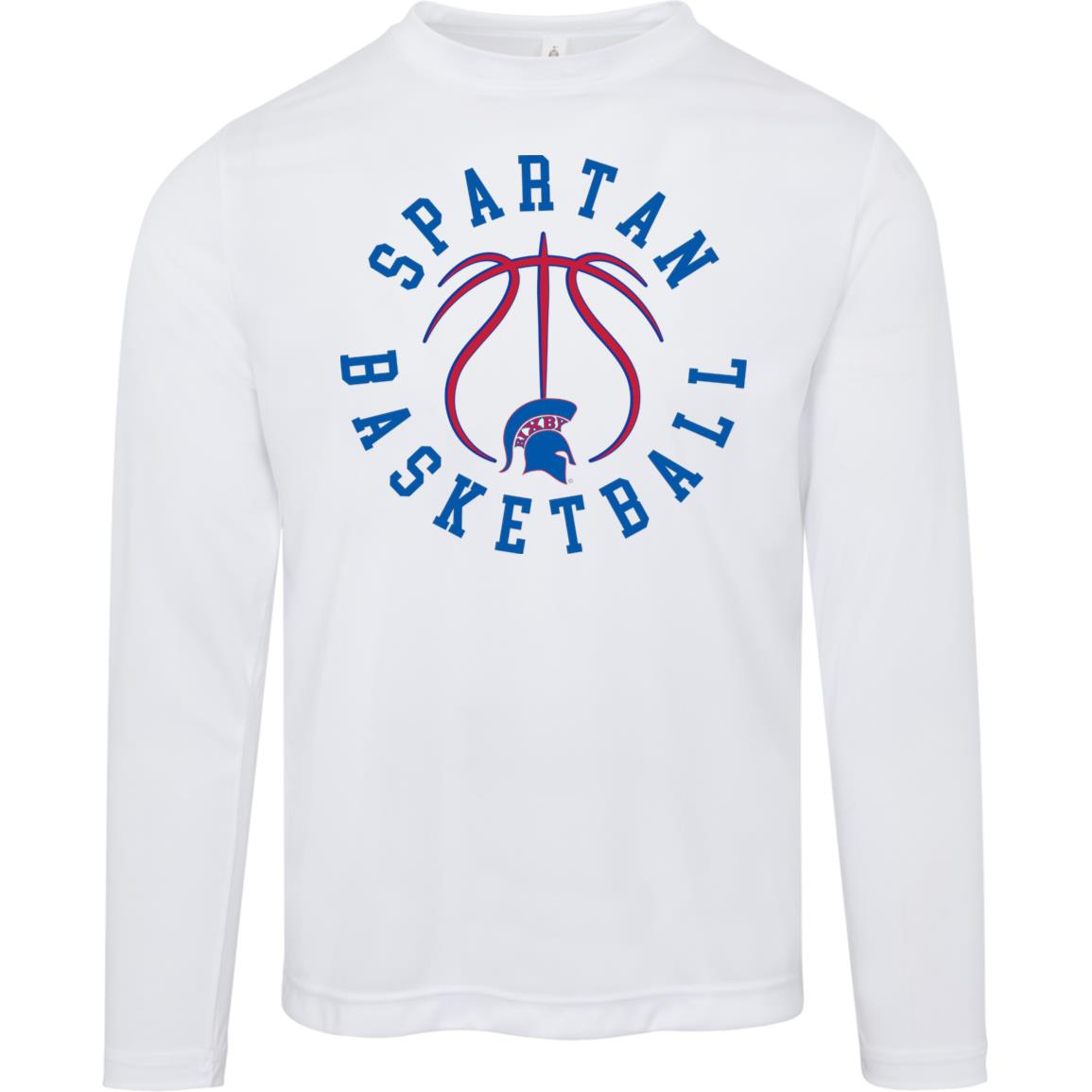 Spartan Basketball Ballin Out Adult Performance Long Sleeve Tee