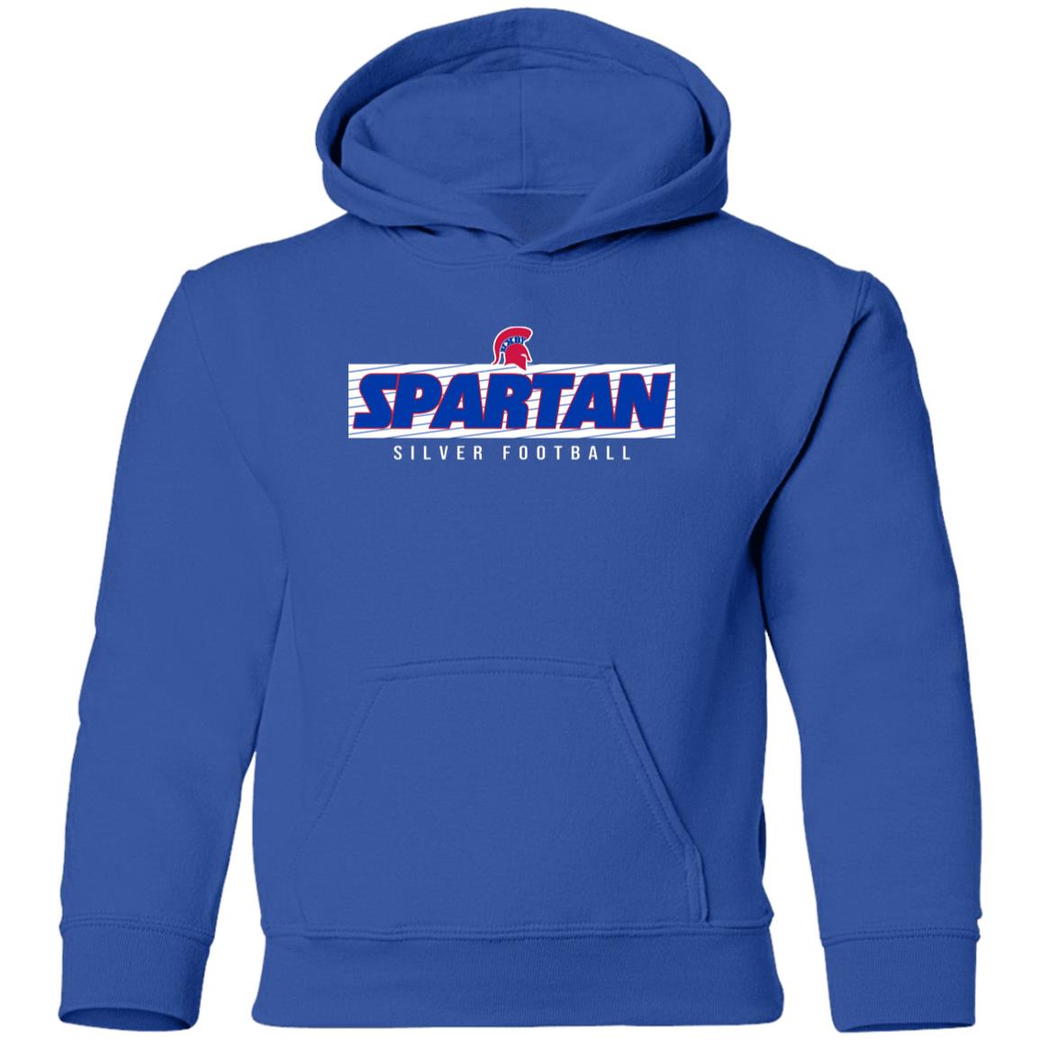 SPARTAN VICTORY BIXBY SILVER YOUTH PULLOVER HOODIE