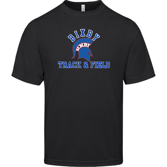 RED AND BLUE TRUE T&F ADULT PERFORMANCE TEE