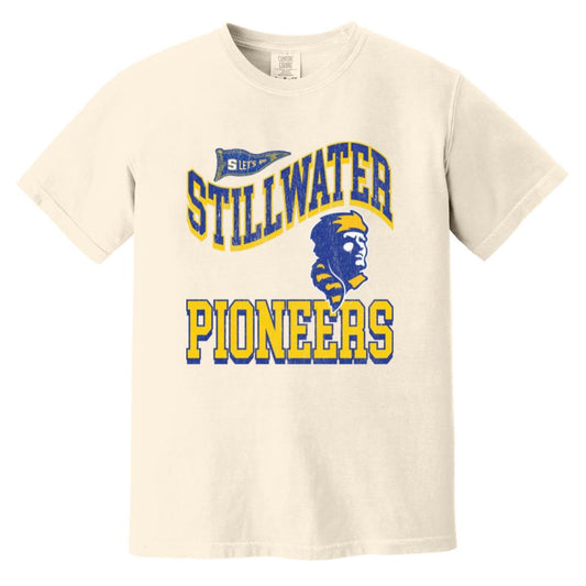 STILLWATER PIONEERS ADULT GARMENT DYED TEE - The Club