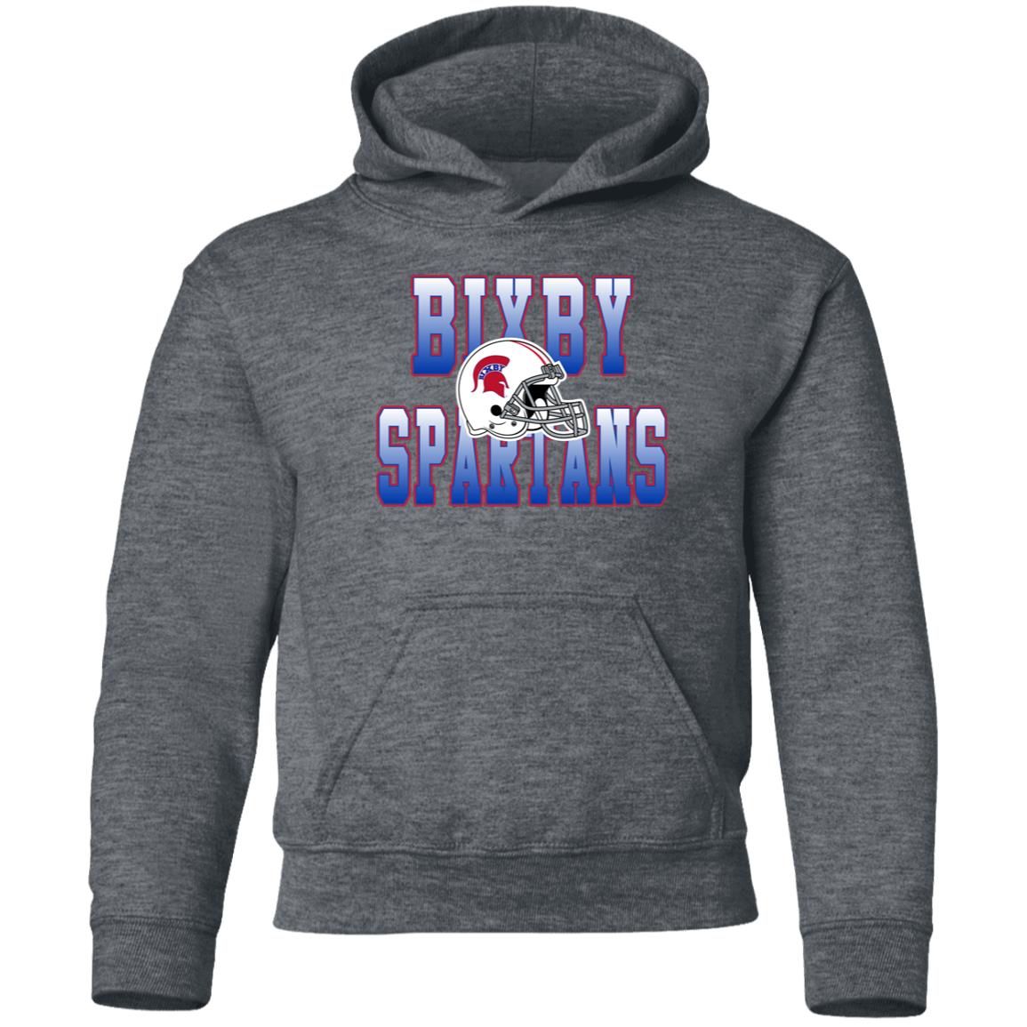 BIXBY SPARTANS YOUTH HOODED PULLOVER - The Club