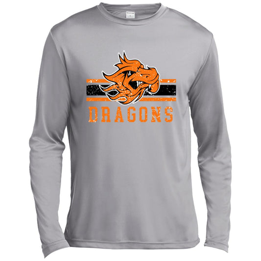 DEWAR DRAGONS ADULT LONG SLEEVE PERFORMANCE TEE - The Club