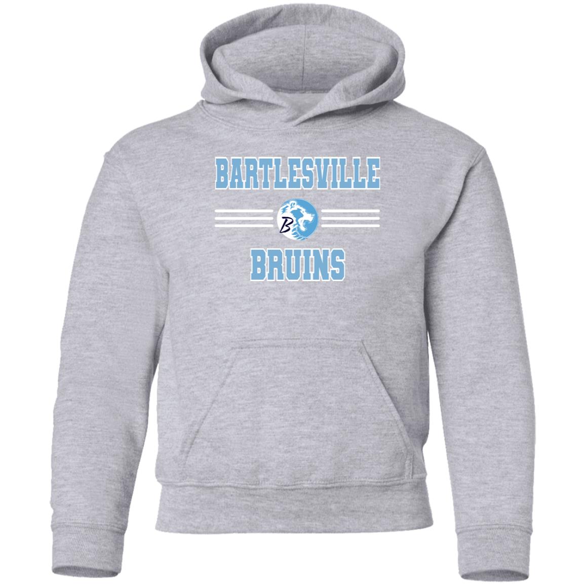 BARTLESVILLE BRUINS YOUTH HOODED PULLOVER - The Club