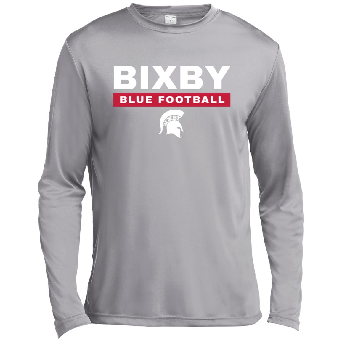 BIXBY BLUE FOOTBALL ADULT PERFORMANCE TEE - The Club