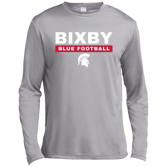 BIXBY BLUE FOOTBALL ADULT PERFORMANCE TEE - The Club