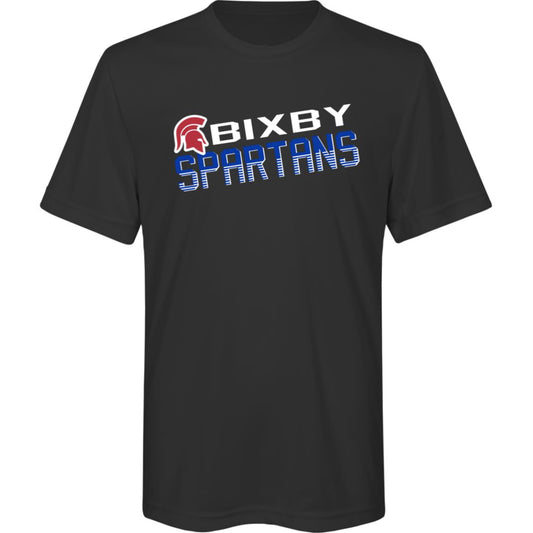 SPARTAN SPIRIT STRIPE YOUTH PERFORMANCE TEE