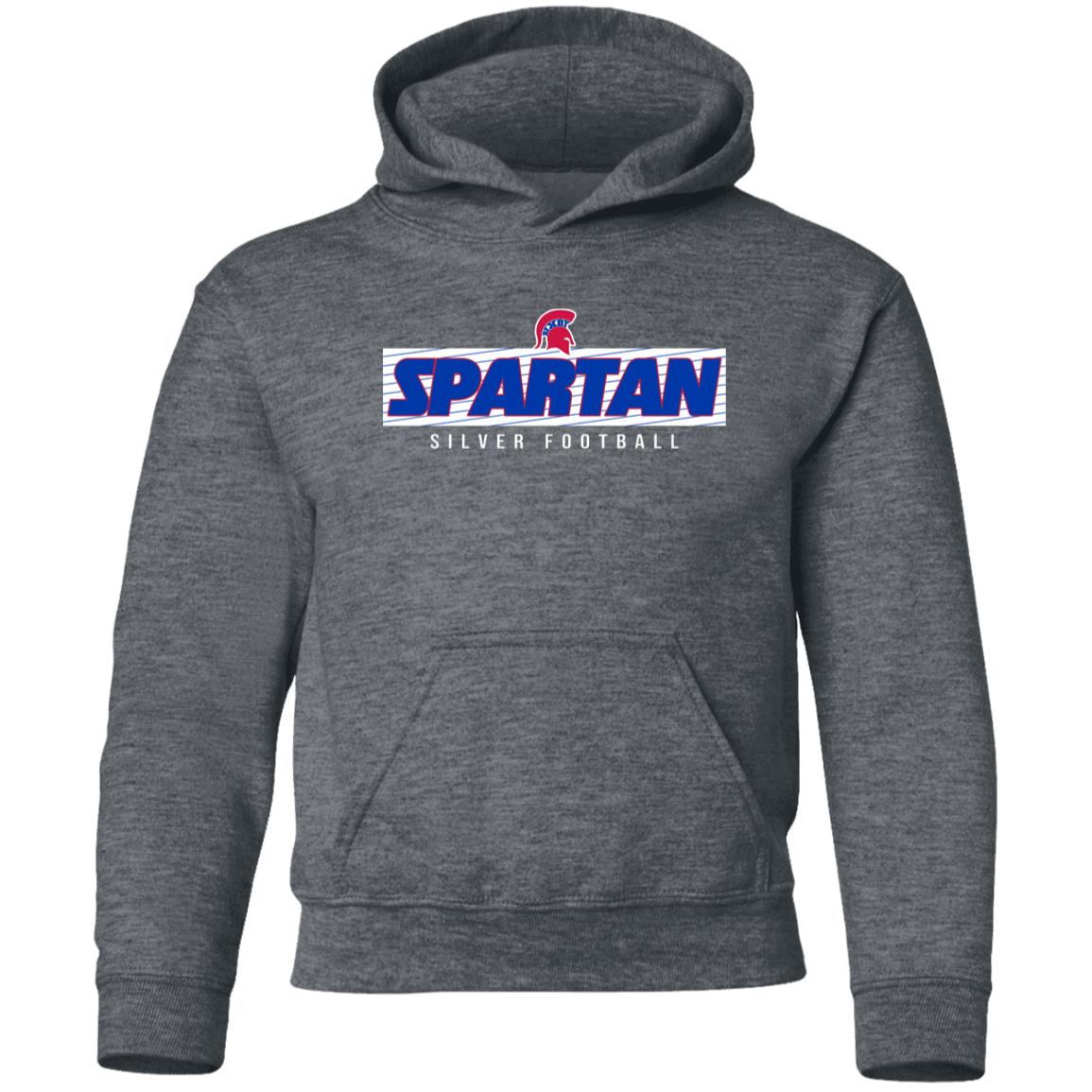 SPARTAN VICTORY BIXBY SILVER YOUTH PULLOVER HOODIE