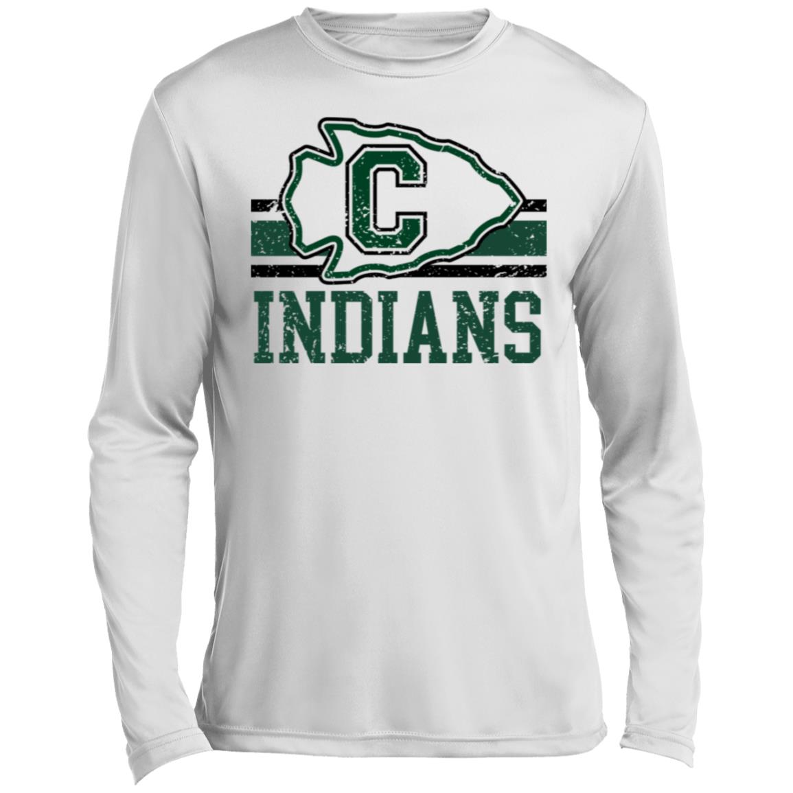CATOOSA INDIANS MEN'S LONG SLEEVE PERFORMANCE TEE - The Club