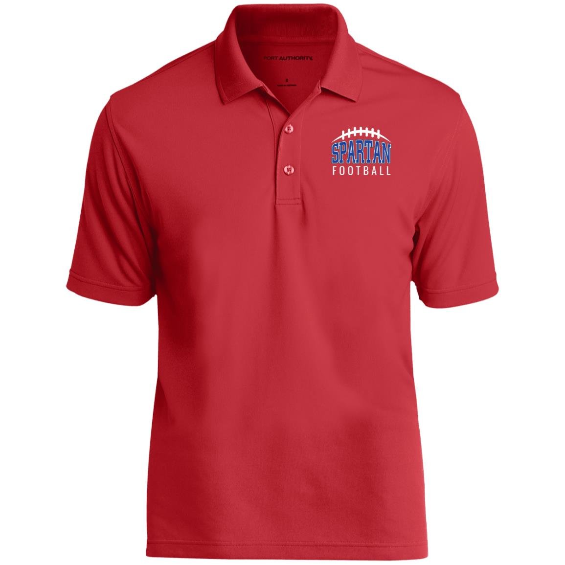 BIXBY SPARTANS FOOTBALL ADULT PERFORMANCE POLO - The Club
