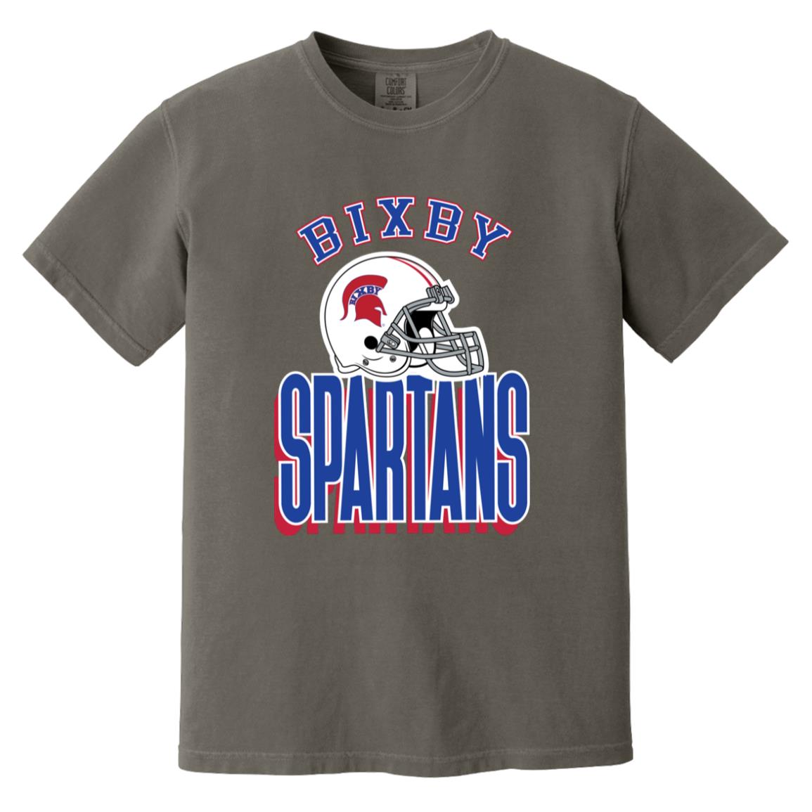 BIXBY SPARTANS ADULT GARMENT WASHED TEE - The Club