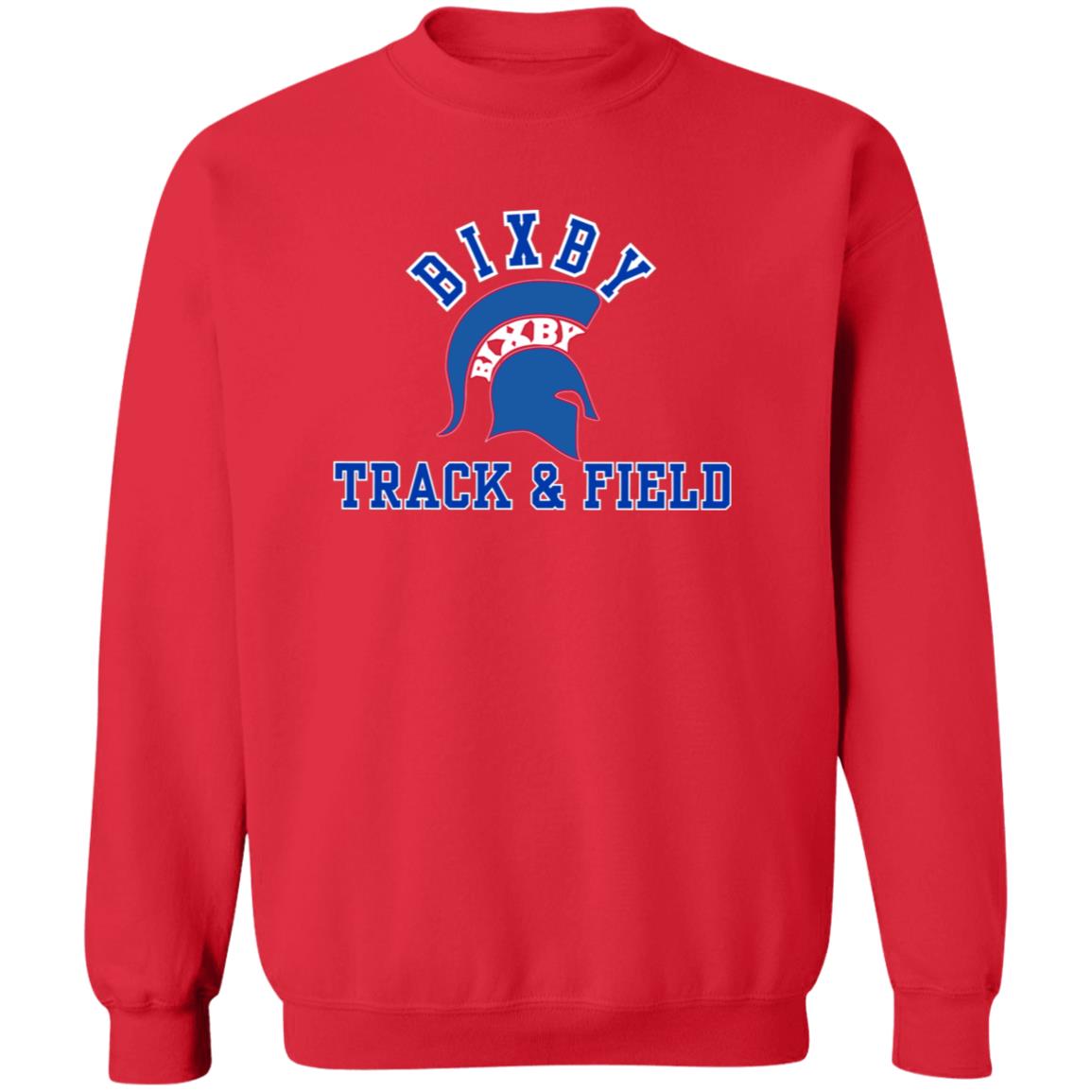 RED AND BLUE TRUE T&F CREWNECK PULLOVER SWEATSHIRT