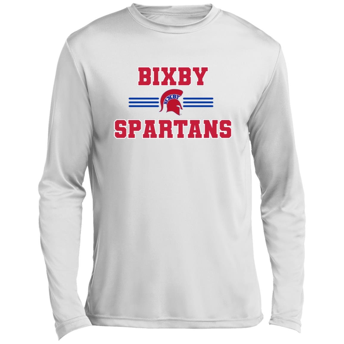 BIXBY SPARTANS ADULT LONG SLEEVE PERFORMANCE TEE - The Club
