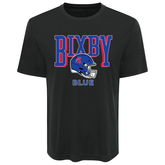 BIXBY BLUE FOOTBALL ADULT PERFORMANCE TEE - The Club