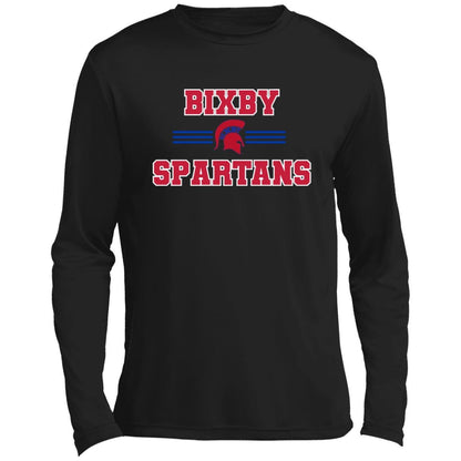 BIXBY SPARTANS ADULT LONG SLEEVE PERFORMANCE TEE - The Club