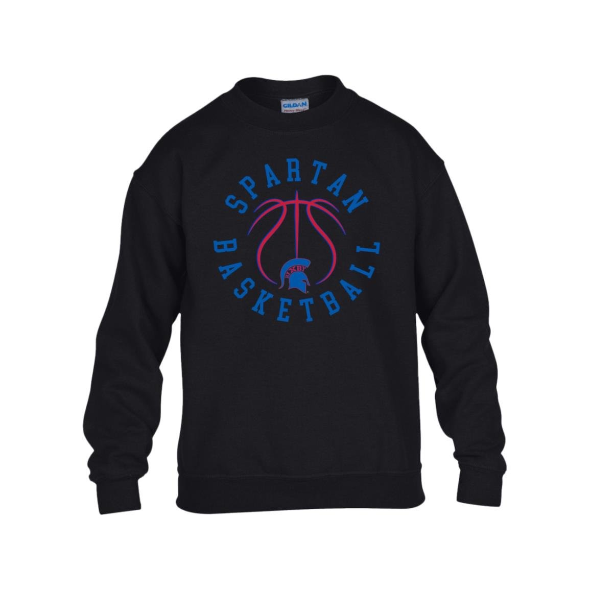 Spartan Basketball Ballin Out Gildan YOUTH Heavy Blend Fleece Crew - The Club