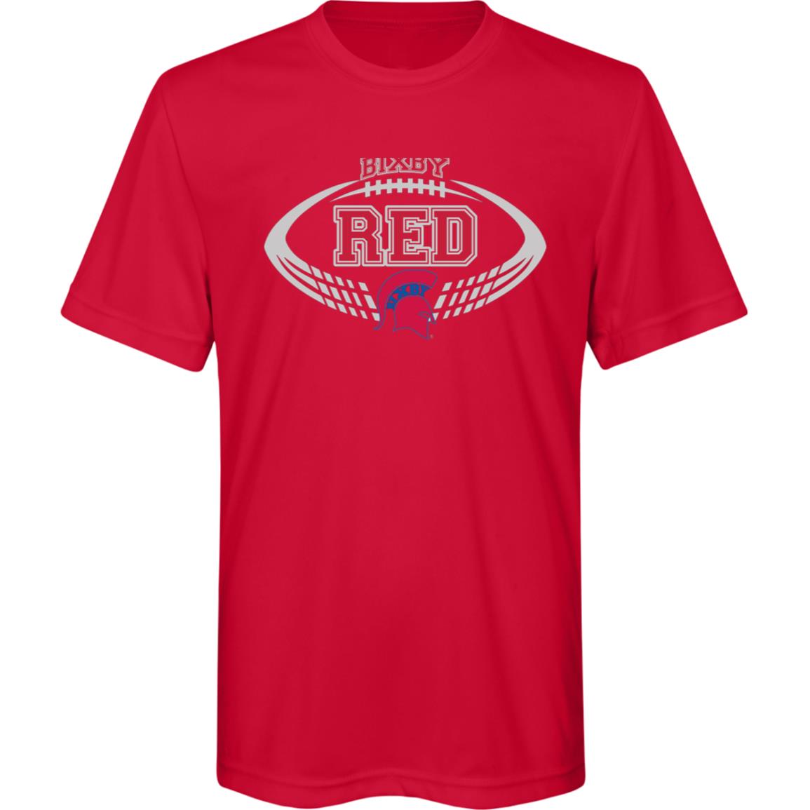 SPARTAN GAME PLAY BIXBY RED YOUTH PERFORMANCE TEE