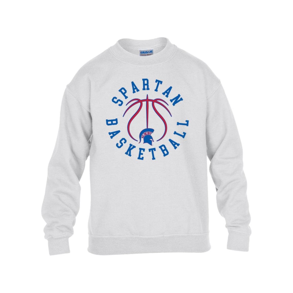 Spartan Basketball Ballin Out Gildan YOUTH Heavy Blend Fleece Crew - The Club