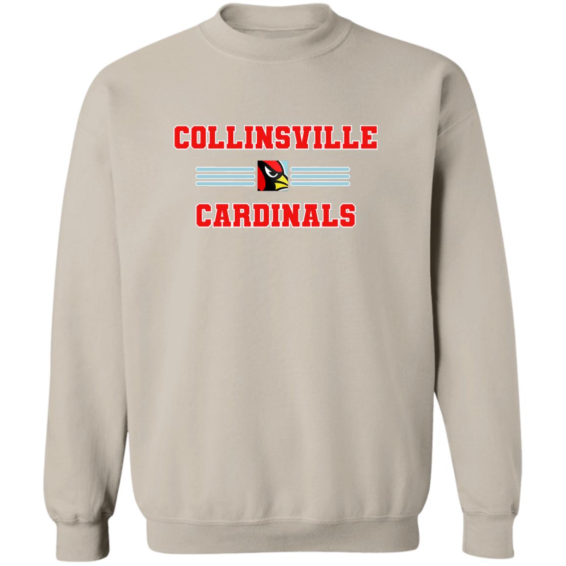 COLLINSVILLE CARDINALS ADULT CREWNECK SWEATSHIRT - The Club