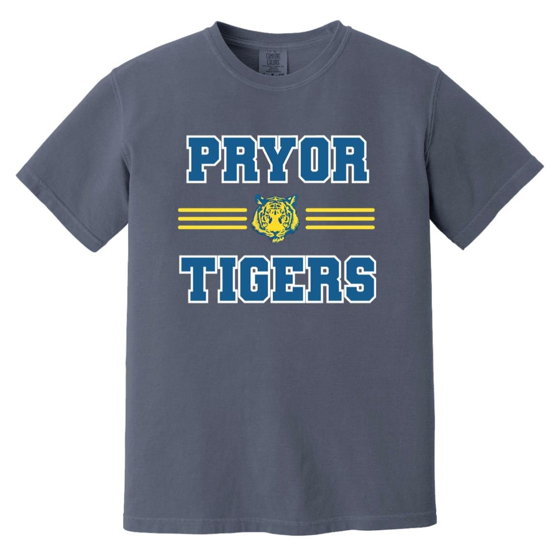 PRYOR TIGERS ADULT GARMENT WASHED TEE - The Club