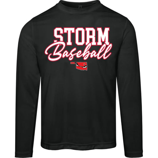 004 - STORM BASEBALL ADULT LONG SLEEVE PERFORMANCE TEE