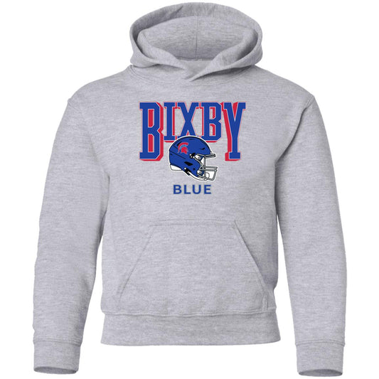 BIXBY BLUE FOOTBALL YOUTH HOODED PULLOVER - The Club