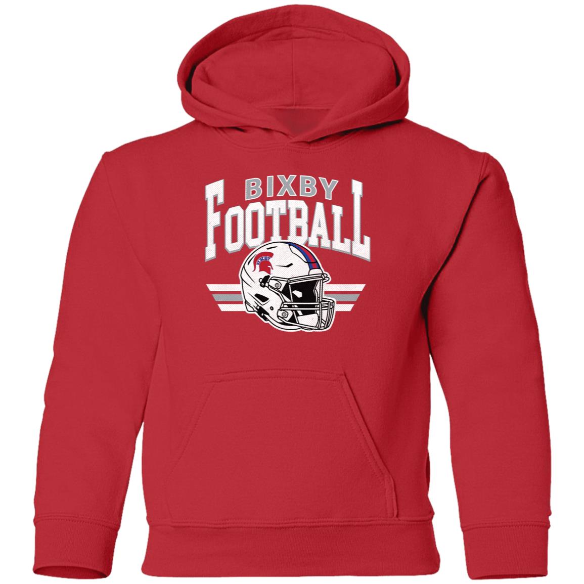 BIXBY SPARTANS YOUTH HOODED PULLOVER - The Club